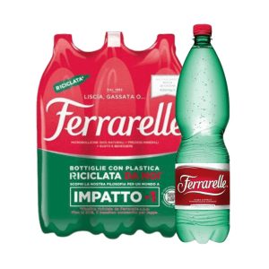 Ferrarelle Acqua Effervescente   - 6 Bottiglie da 1.5 Litri