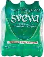 Sveva - Acqua Minerale, Effervescente Naturale - 6 botiglie da   1500 ml