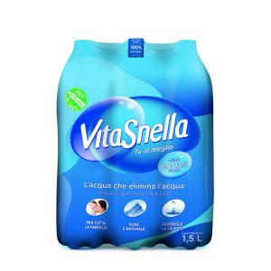 Vitasnella Acqua Naturale, 6 bottiglie da 1.5LT