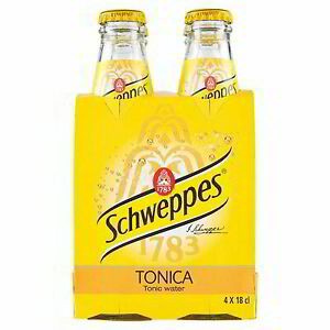 Schweppes Acqua Tonica – Confezione 4 bottiglie da 18 cl