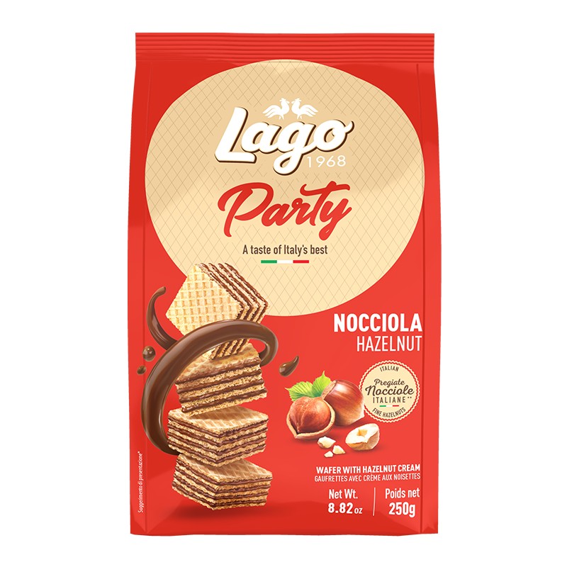 Gastone Lago Wafer Party Nocciola 250g