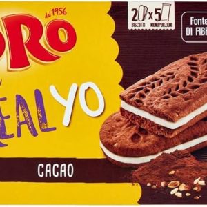 &amp BSP SAIWA ORO VITASNELLA, CEREAL YO CACAO,Fonte di Fibre e Magnesio, 253G (CONTIENE 5 MONOPORZIONI DA 50,6G)