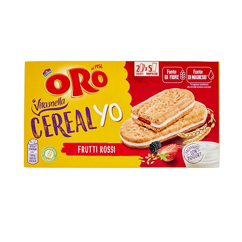 ORO VITASNELLA CEREAL YO AI FRUTTI ROSSI GR50.6X5