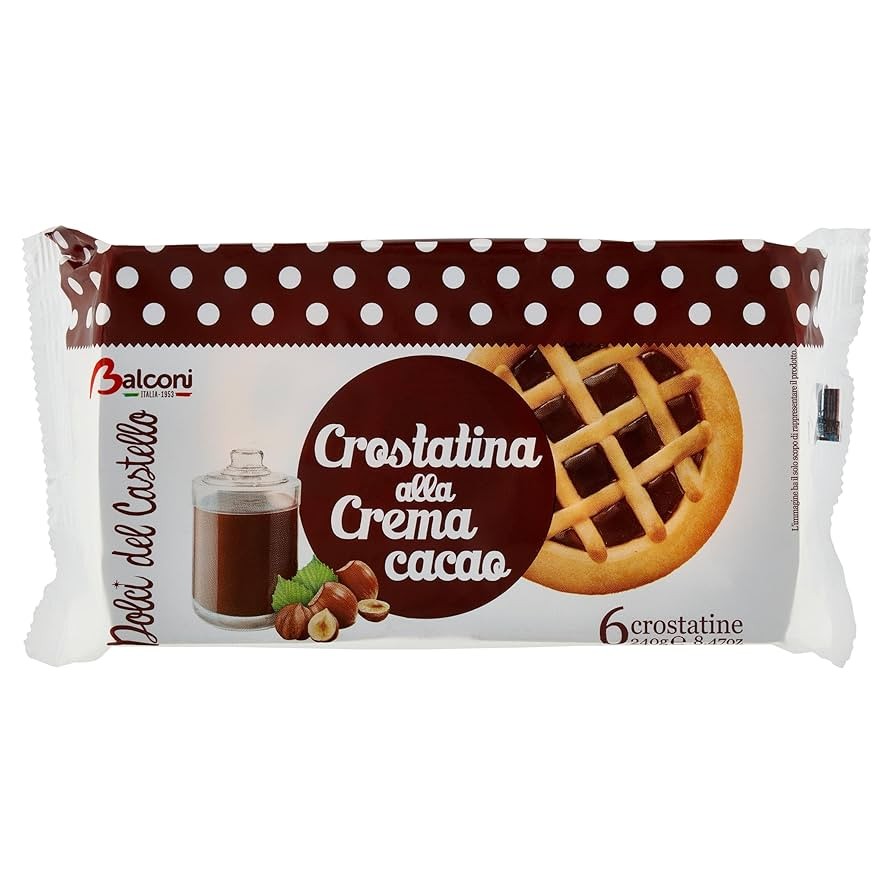 Balconi,Dolci Del Castello Crostatina al Cacao – 240 G