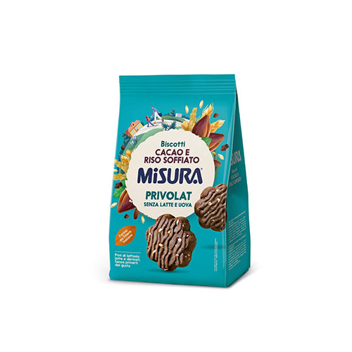 MISURA PRIVOLAT BISCOTTI CACAO E RISO SOFFIATO 290GR