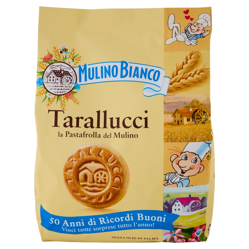 MULINO BIANCO TARALLUCCI, BISCOTTI CON UOVA FRESCHE, 350G