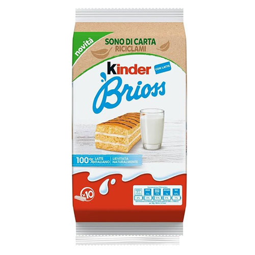 KINDER BRIOSS AL LATTE 280GR