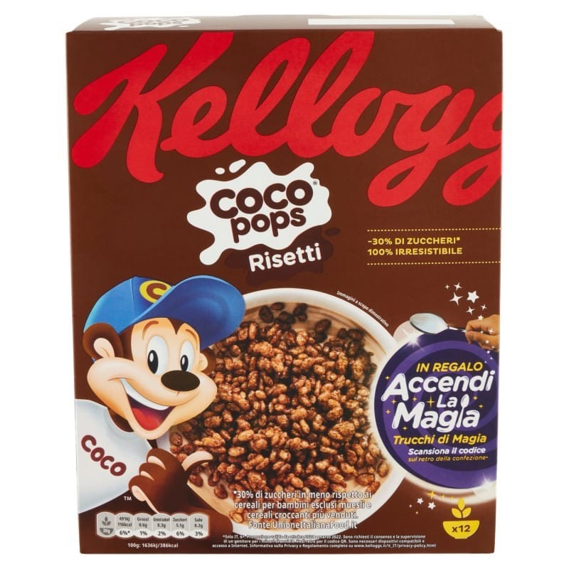 KELLOGG'S COCO POPS CEREALI RISETTI 330G