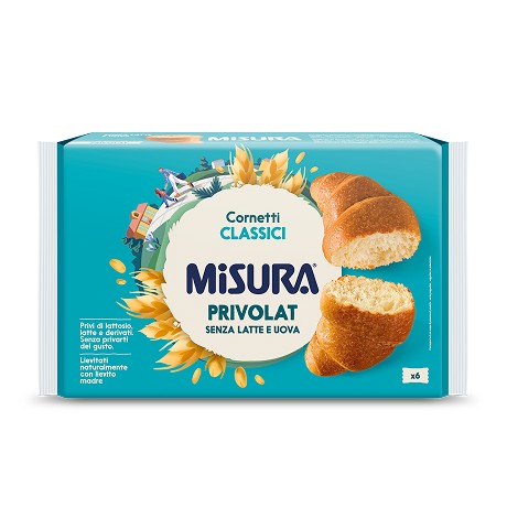 Misura Privolat Cornetti Classici , Senza Latte e Uova 246g