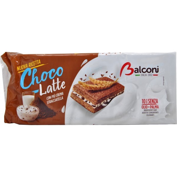 Balconi choco latte con crema stracciatella 300g
