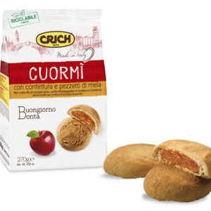 Crich Frollini Cuor Mi con Confettura e Pezzetti di Mela – 270 g