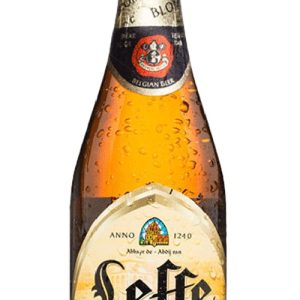 Leffe Blonde Birra Doppio malto d'abbazia in vetro da 75 cl, confezione da 6 bottiglie
