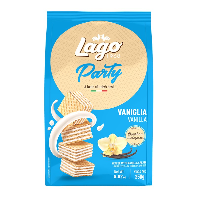 Gastone Lago Wafer Party Vaniglia 250g