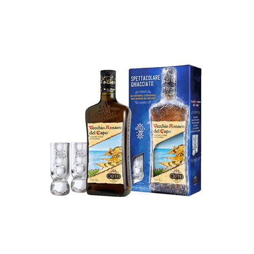 CAFFO VECCHIO AMARO DEL CAPO + 2 BICCHIERINI
