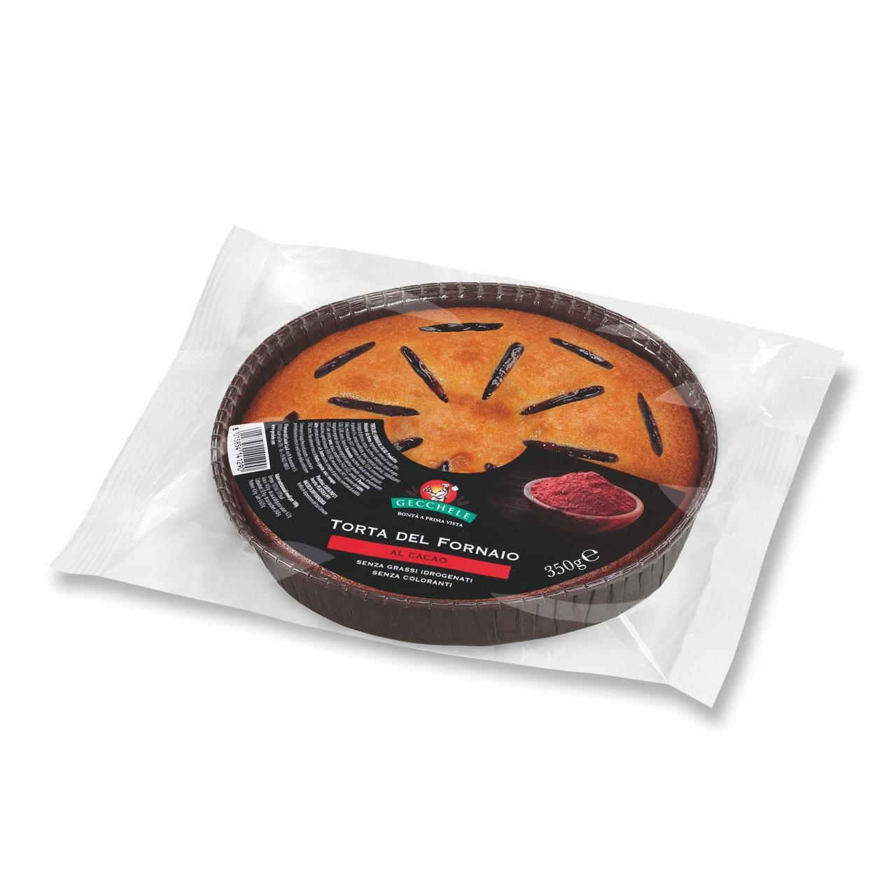 GECCHELE TORTA DEL FORNO AL CACAO 350G