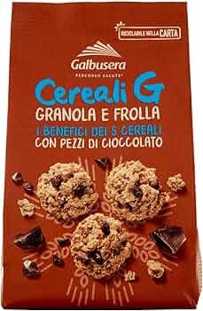 GALBUSERA CERALI G GRANOLA E FROLLA CON PEZZI DI CIOCCOLATO 330GR