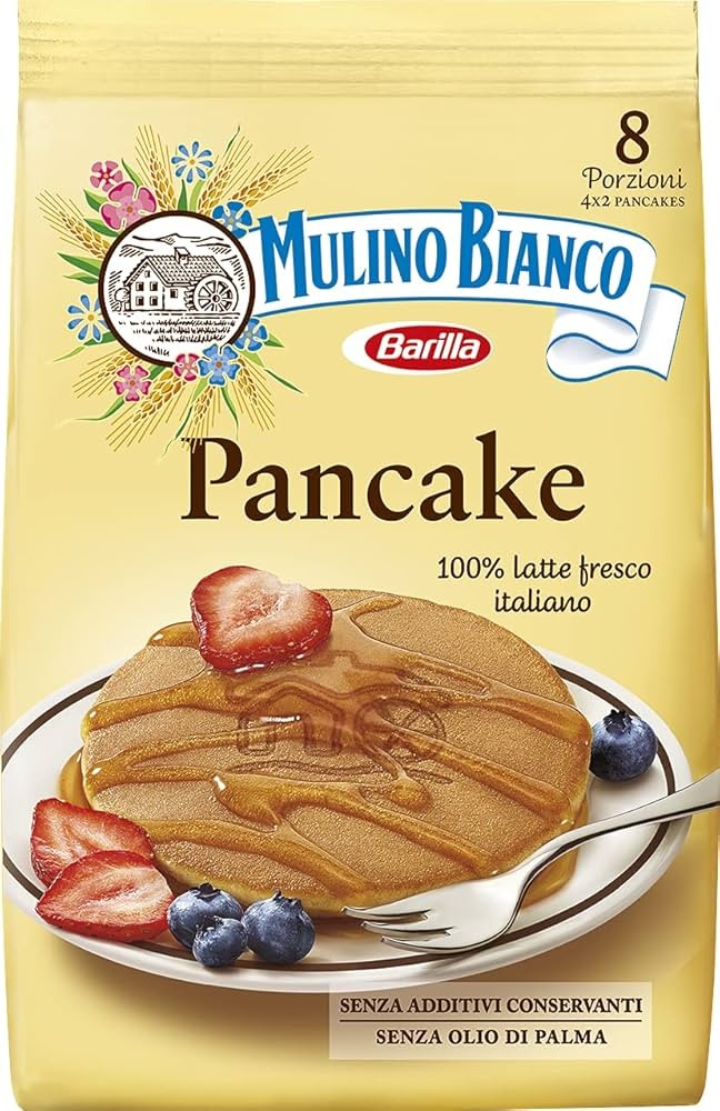 06821-1 MULINO BIANCO PANCAKE,100% LATTE FRESCO ITALIANO, 280G