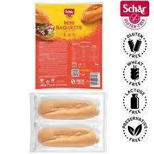 Schär Mini Baguette,Panini con Pasta Madre Senza Glutine, 150g