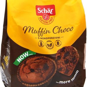 Schär Muffin Choco, Tortine con Cioccolato e Cacao Senza Glutine, 225g