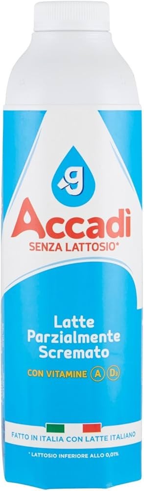 ACCADI LATTE SENZA LATTOSIO PARZIALMENTE SCREMATO 1LT