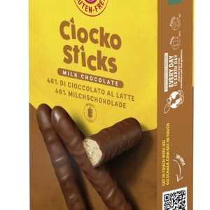 Schär Ciocko Sticks, Biscotti ricoperti di cioccolato al latte Senza Glutine, 150g