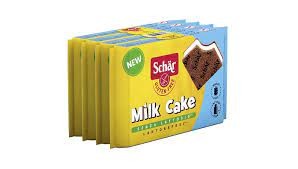 Schär Milk Cake,Senza Glutine e Senza Lattosio 4 pezzi da 26g