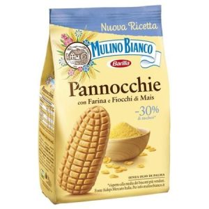 MULINO BIANCO PANNOCCHIE, BISCOTI CON FARINA E FIOCCHI DI MAIS, 350G