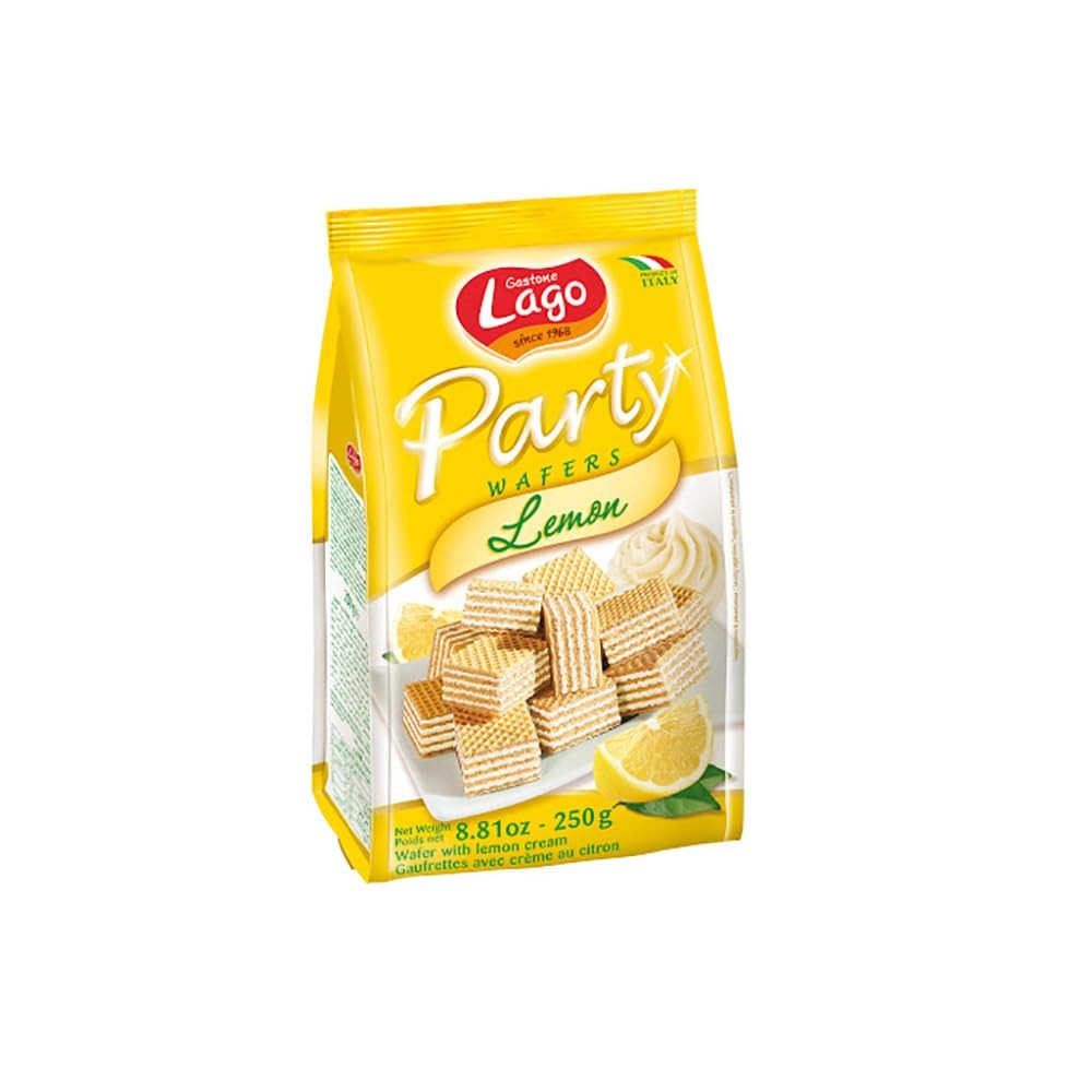 LAGO PARTY WAFERS LIMONE 250GR