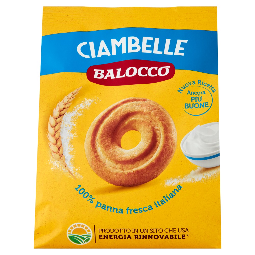 Balocco Ciambelle, Biscotti 100% Panna Fresca Italiana, 700g