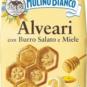 MULINO BIANCO ALVEARI, BISCOTTI CON BURRO SALATO E MIELE, 300G
