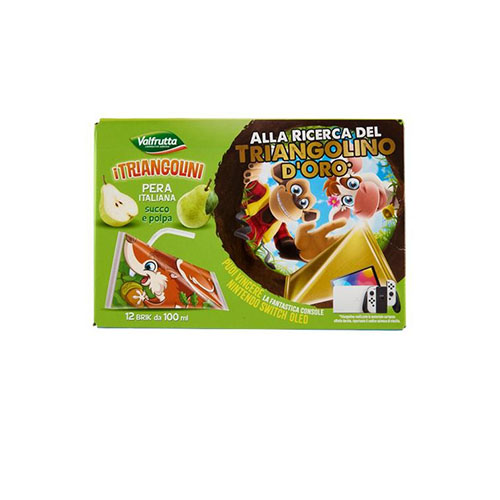 VALFRUTTA I TRIANGOLINI PERA SUCCO E POLPA ML100X12