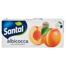 &NBSP SANTAL SUCCHI DI FRUTTA GUSTO ALBICOCCA, CONFEZIONE CONTIENE 3 BARATTOLI IN BRICK DA 200ML, 600ML