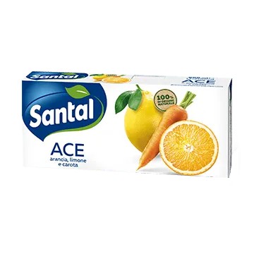 &NBSP SANTAL SUCCHI DI FRUTTA GUSTO ACE, CONFEZIONE CONTIENE 3 BARATTOLI IN BRICK DA 200ML, 600ML