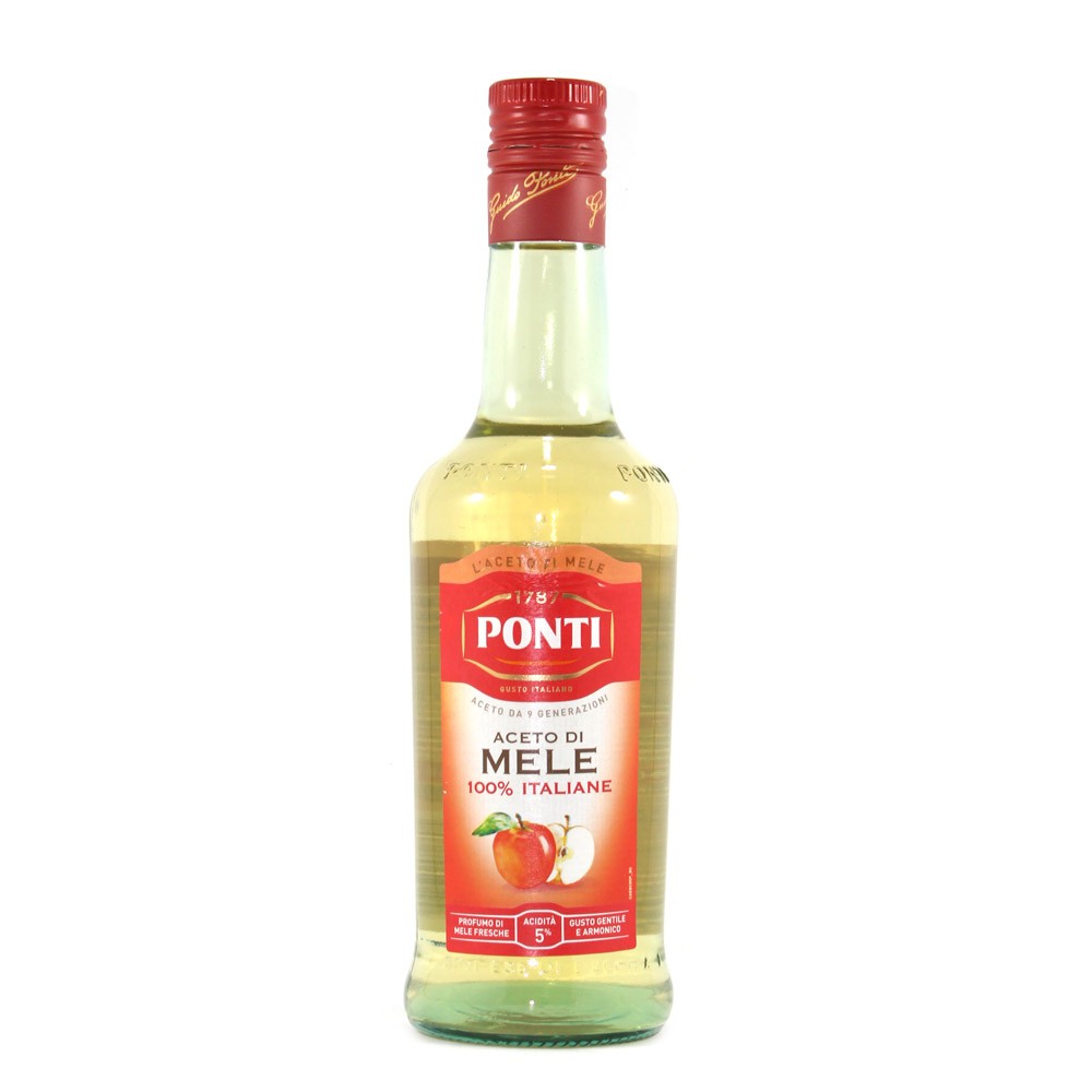 PONTI ACETO DI MELE 100% ITALIANE, BOTTIGLIA IN VETRO 500ML