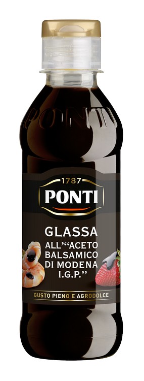 PONTI GLASSA ALL'ACETO BALSAMICO DI MODENA I.G.P. BOTTIGLIA IN PET 250GR