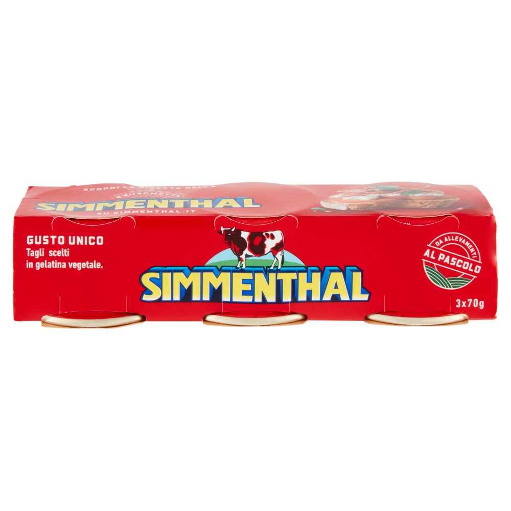 SIMMENTHAL CARNE LESSATA GR70x3