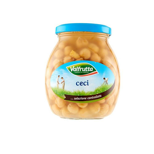 VALFRUTTA CECI IN VETRO 360GR