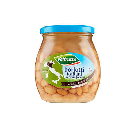 VALFRUTTA BORLOTTI IN VETRO 570GR