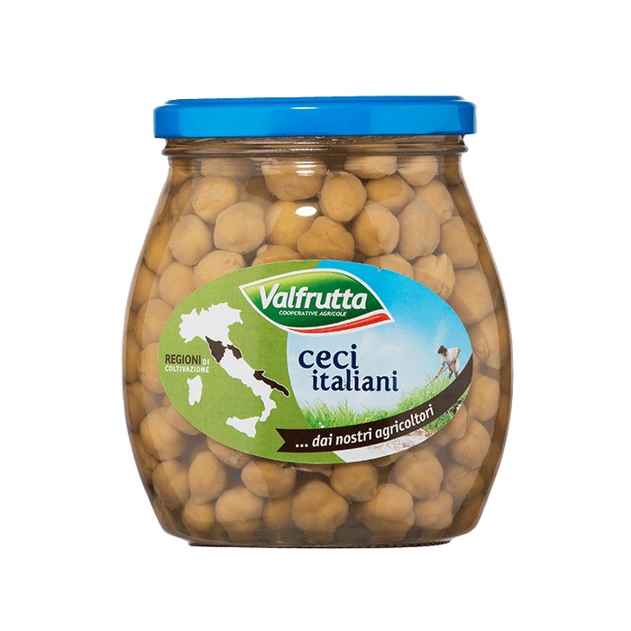 &NBSP VALFRUTTA CECI ITALIANI IN VETRO 570 GR