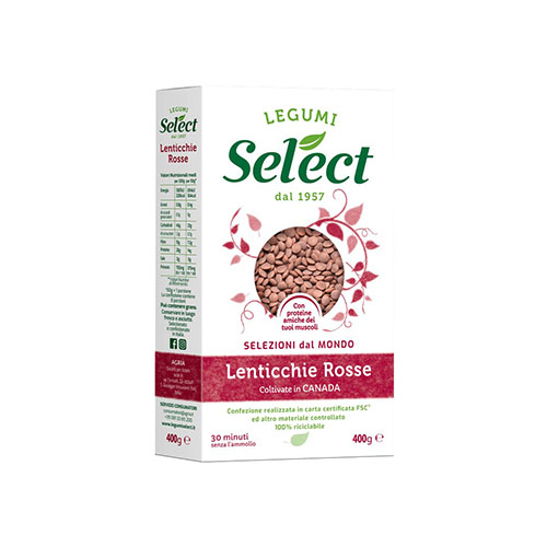 SELECT LENTICCHIE ROSSE 400GR