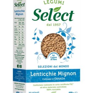 &NBSP SELECT LEGUMI LENTICCHIE MIGNO SECCHE IN ASTUCCIO 400GR