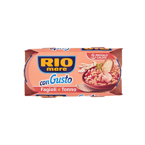 RIO MARE CON GUSTO FAGIOLI E TONNO GR160X2