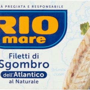 Rio Mare Filetti di Sgombro dell'Atlantico al Naturale 125g
