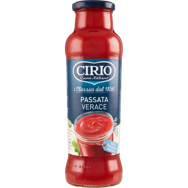 CIRIO PASSATA VERACE, 100% POMODOR ITALIANO, 700GR