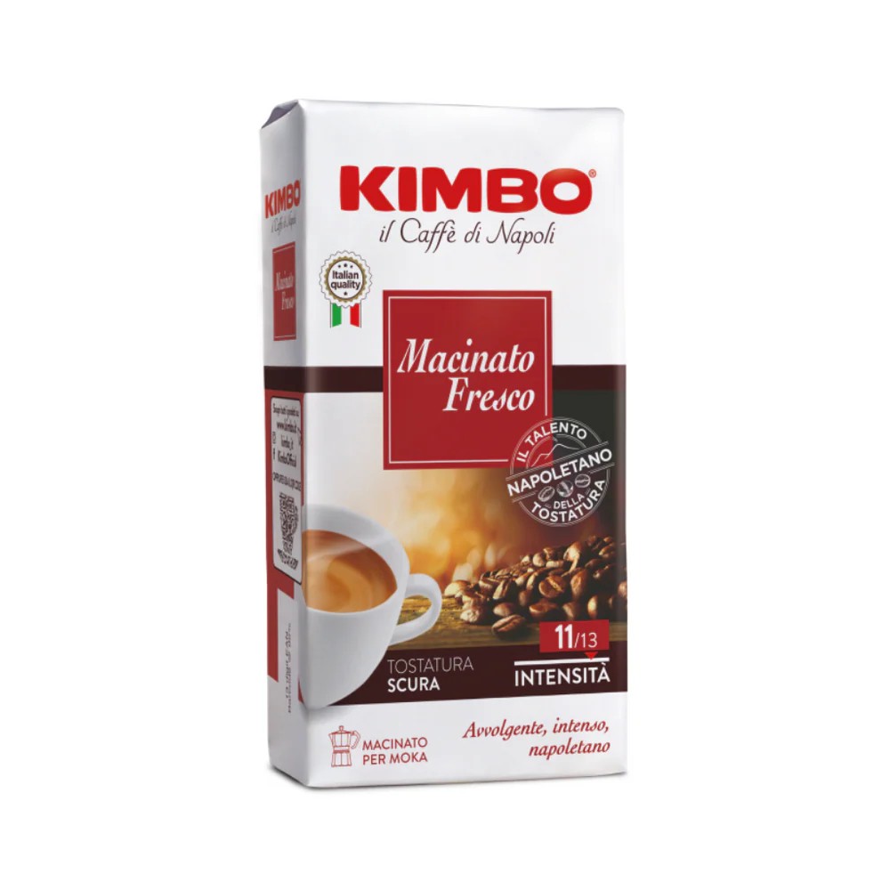 KIMBO, IL CAFFè DI NAPOLI, MACINATO FRESCO 250GR