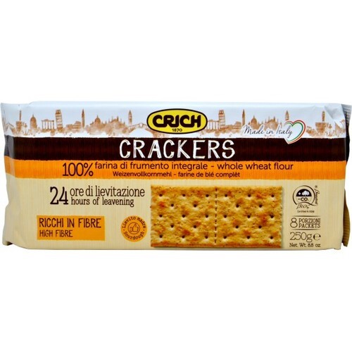 CRICH CRACKERS INTEGRALI 250GR