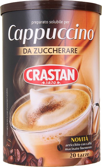 CRASTAN CAPPUCCINO DA ZUCCHERARE 250GR