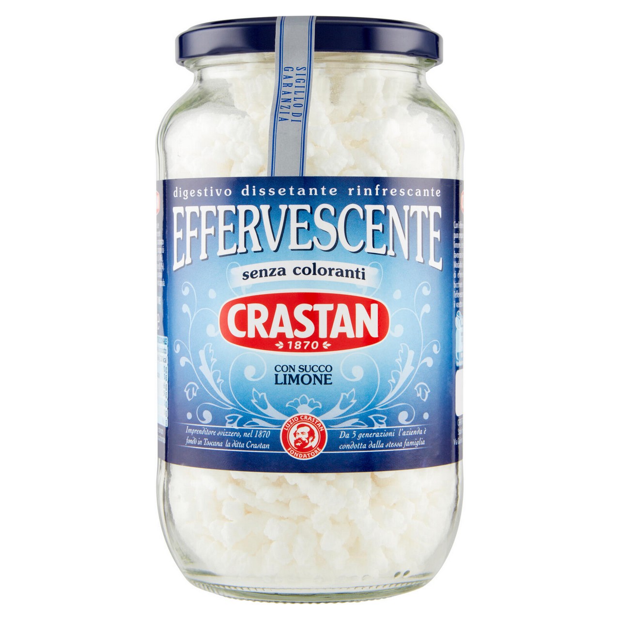 CRASTAN EFFERVESCENTE &NBSP CON SUCCO LIMONE, DIGESTIVO DISSETANTE E RINFRESCANTE 250G