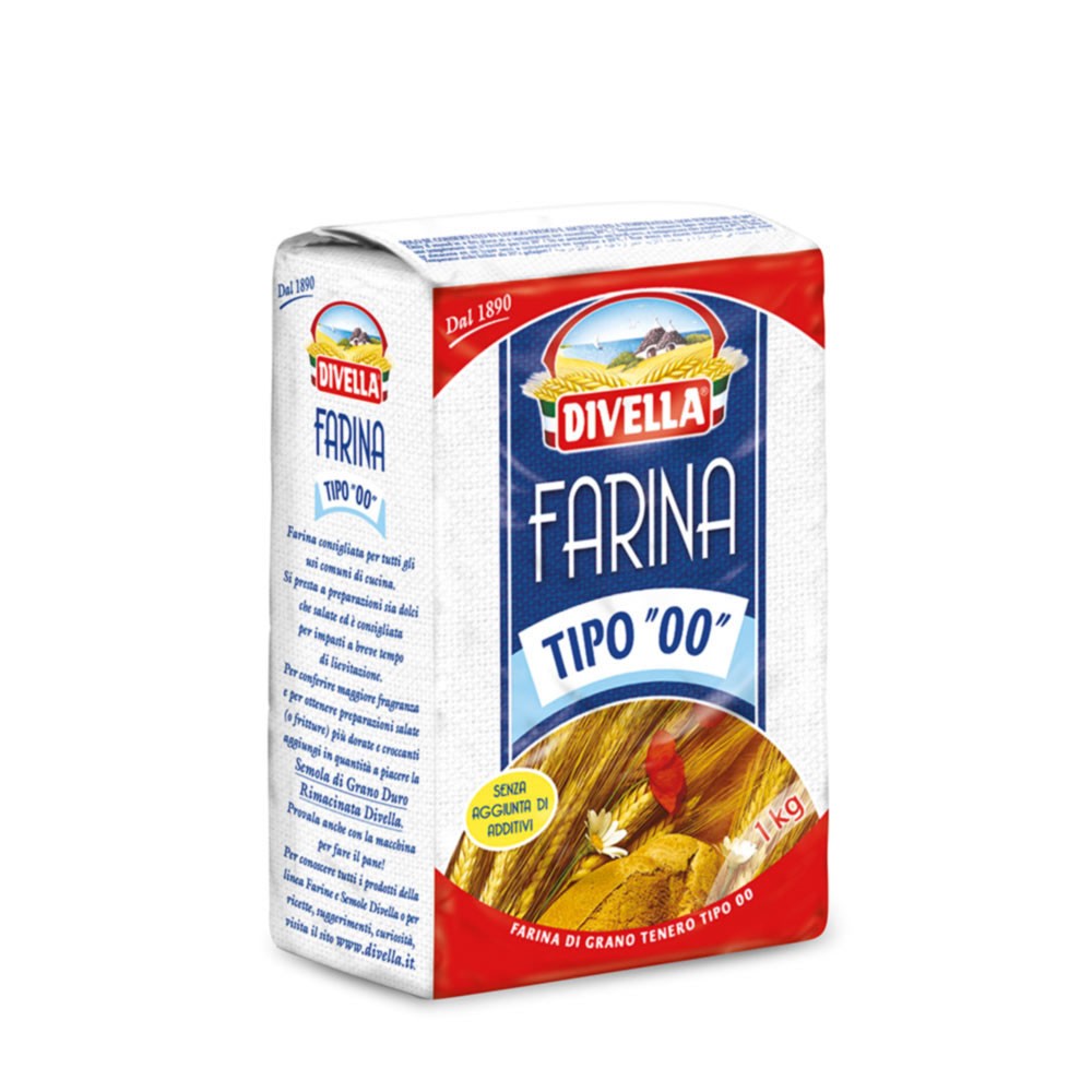 Divella Farina di Grano Tenero tipo "00" kg1