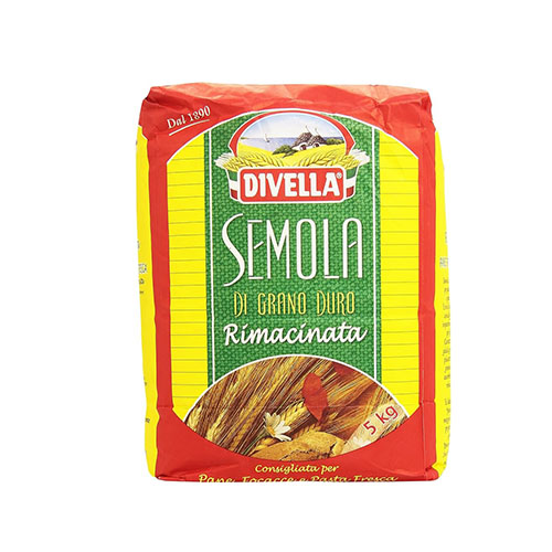 DIVELLA FARINA DI SEMOLA DI GRANO DURO RIMACINATA 5KG